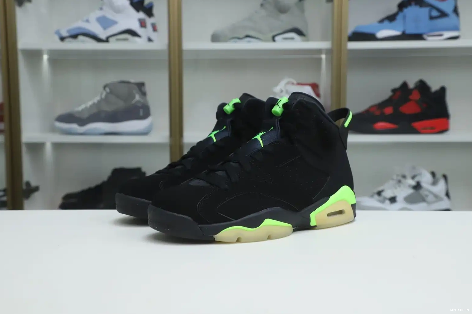 GREEN' RETRO 6 'ELECTRIC AIR Kimikick JORDAN 0815